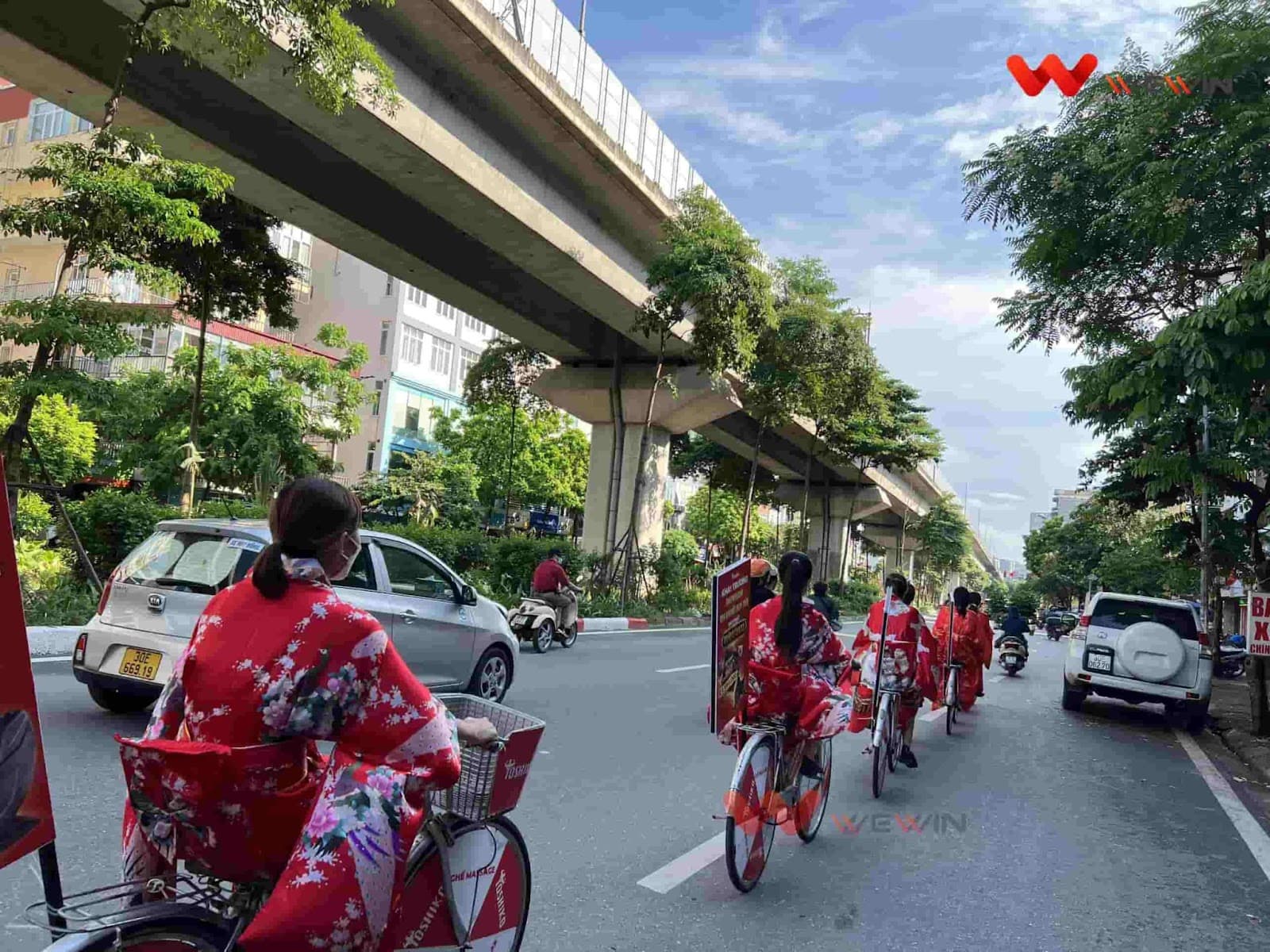 Roadshow xe đạp do WeWin thực hiện