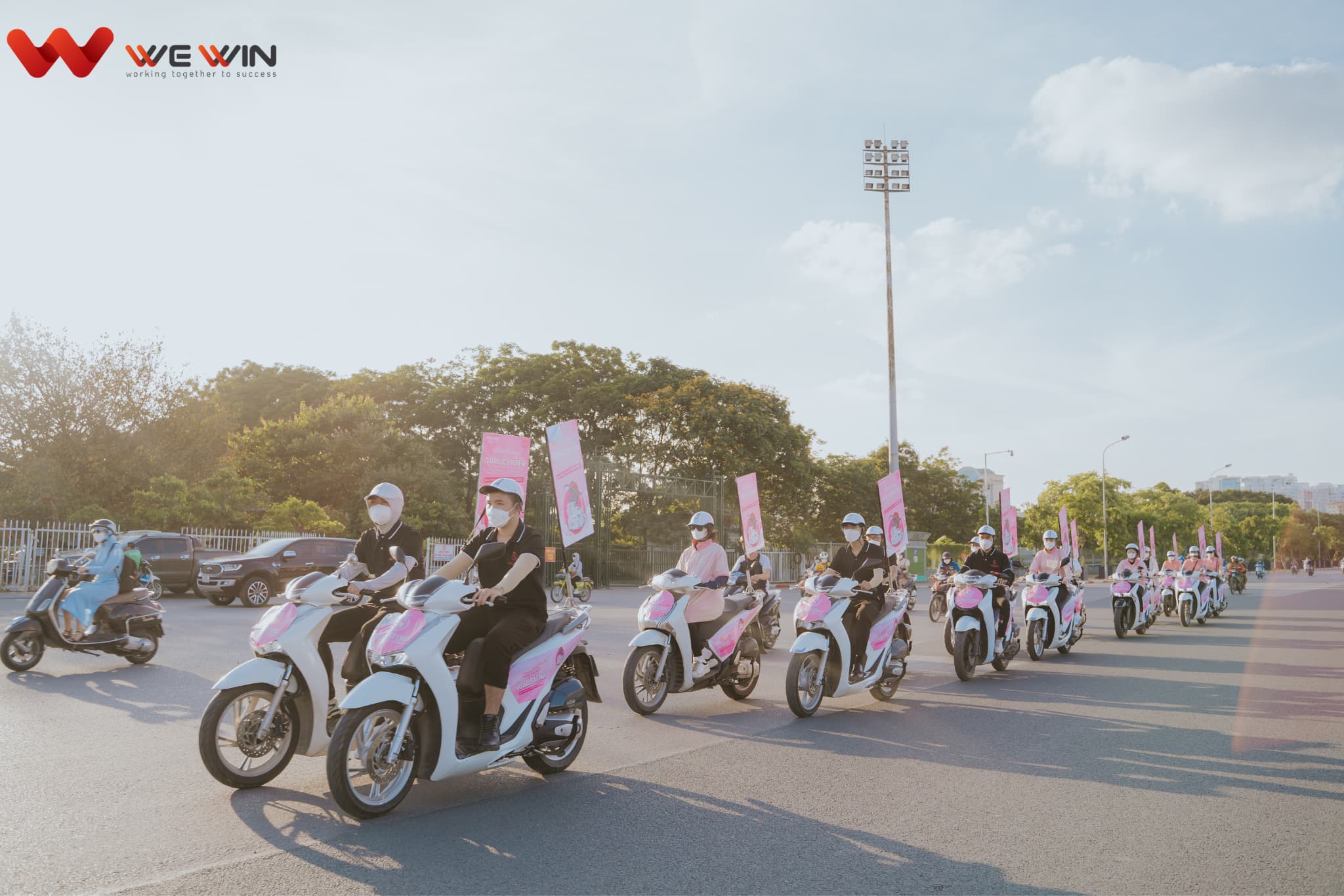 Roadshow xe SH do WeWin thực hiện